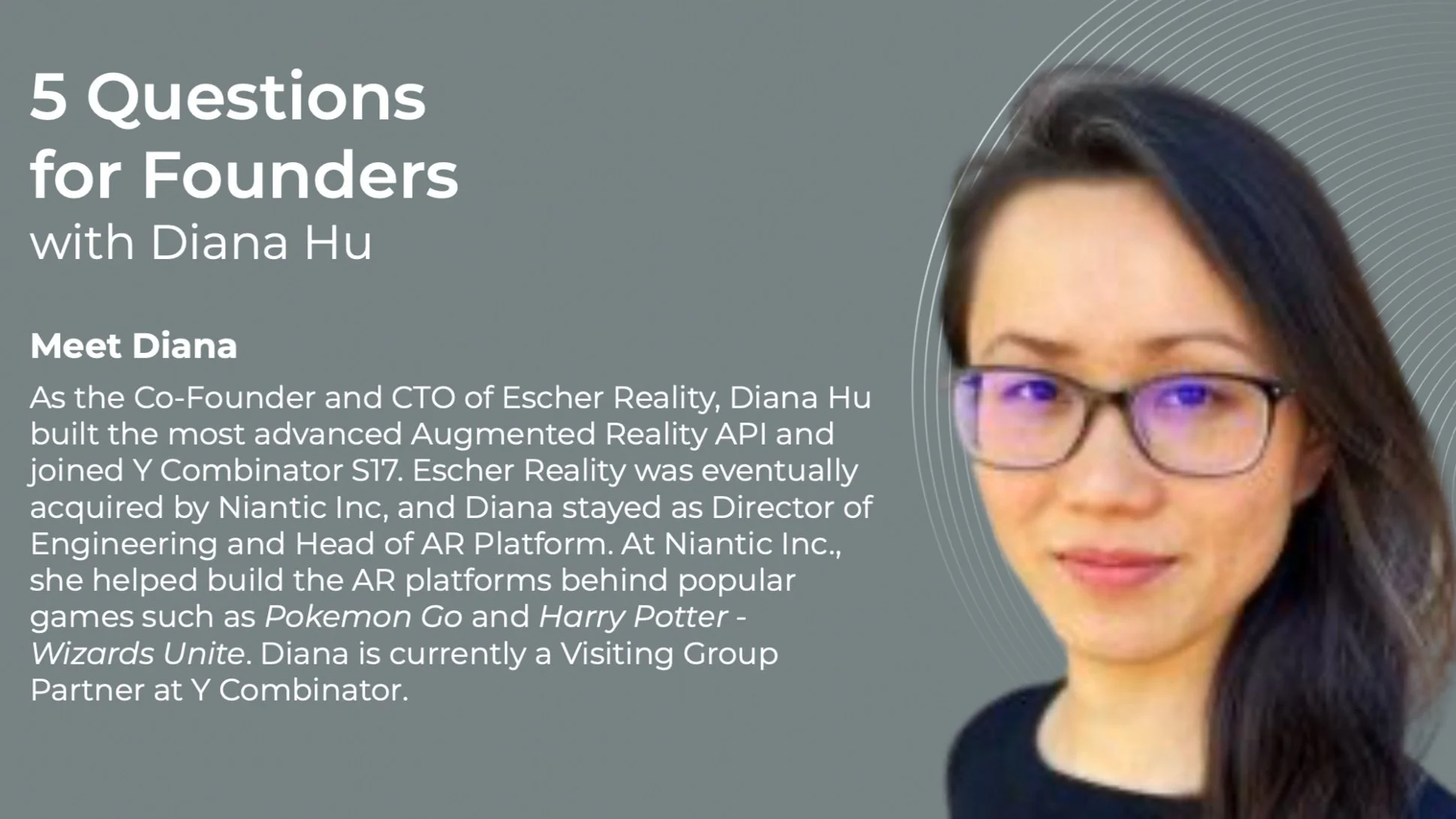5 Questions For Founders with Diana Hu