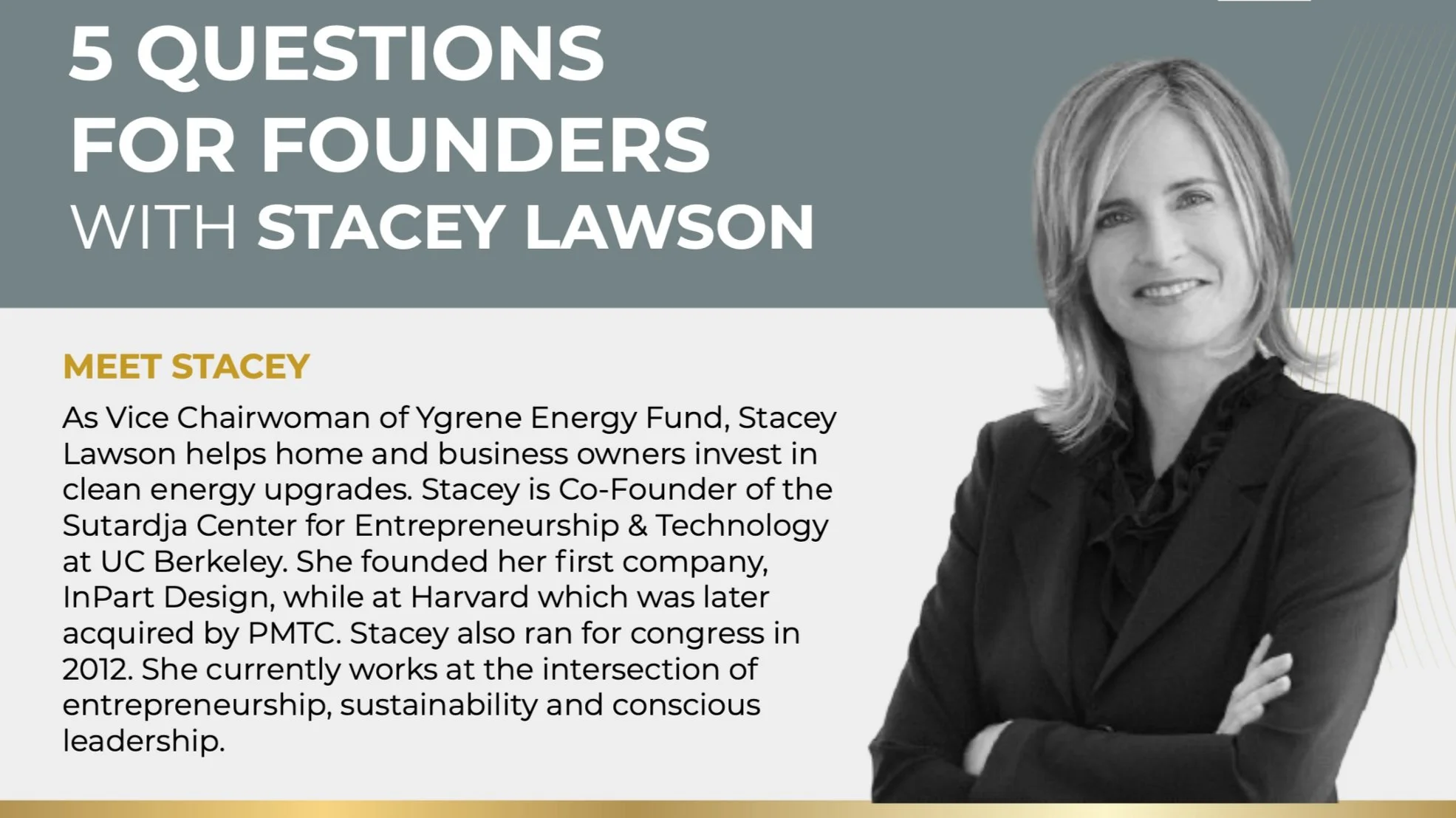5 Questions For Founders with Stacey Lawson